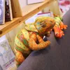 Big Lizard Doll Simulation Chameleon Plush Toy Doll Spoof för vuxna barn gåva halloween rekvisita dy507248692376