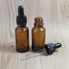 5 ml 10 ml 15 ml 30 ml 50 ml 100 ml puste bursztynowe brązowe szklane butelki z olejek eteryczny płyn PIORMATHOPY PIPETETES8790069