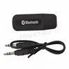 DC 5V USB POWER Receptor de música y audio Bluetooth con cable de audio de 3,5 mm Adaptador USB Bluetooth negro Receptor de audio estéreo inalámbrico para teléfono