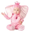 Nya mode Halloween Rompers söta djur cosplay pojkar jumpsuits rosa gris flickor form baby dräkter spädbarn kläder q1905182465554
