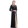 Vente en gros-Robe femmes dubaï Abaya Robe noire à manches longues Cardigan caftan Design élégant robes Maxi vêtements