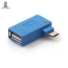 Adattatore per dischi host Micro USB OTG con alimentazione Micro USB OTG ad angolo caldo