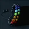 Doppio strato 7 chakra pietra naturale fili morti bracciale pietre laviche turchese donna uomo bracciali braccialetti gioielli moda volontà e sabbia