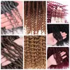 Pre Looped Braid Bomb Twist Flechten Haar Afro Schwarz Frauen Häkeln Zöpfe Synthetische Haarverlängerung Afro Kinky Twist Flechten Afrikanischer Twist