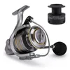 High Quality 14+1 BB Double Spool Fishing Reel 5.5:1 Gear Ratio High Speed Spinning Reel Carp Fishing Reels For Saltwater T191015