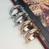 Nuovi famosi orecchini a bottone d'acciaio in acciaio inossidabile 316L con diamante completo per la madre e le donne orecchini gioielli