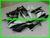 Injectie Fairing Body Kit voor Kawasaki Ninja ZX250R ZX 250R 2008 2012 Carrosserie EX250 08 09 10 12 White Black Backings Set