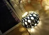 Luces de cadena de bola de estilo de Marruecos únicas Luz de noche operada por batería para el restaurante de la boda de Navidad Decoración del hotel