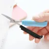 DHL ENVOYER des ciseaux de style stylo ciseaux de style fleur ciseaux de sécurité pour étudiants fournitures de coupe de bureau prix usine