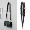Mode guld bee läderband pu handväska tillbehör ersättning bred axelväska band kvinnor design corssbody väska band bälte cs191217