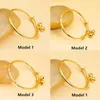 Europe et amérique nouveau Design de mode enfants bijoux 24 K or jaune cloche bracelets pour bébés enfants enfants joli cadeau 2192