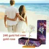 Romantyczna Kolorowa Led Wróżka Rose Sztuczne Galaxy Kwiaty Dla Dziewczyny Przyjaciel Walentynki Gift Wedding Party Home Decor1