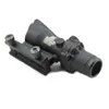 Tactique ACOG 4x32 fibre optique portée fusil de chasse rouge ou vert illuminé fibre Weaver fusil Scope1087814