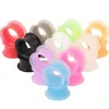 100 pcs Auricular Gauges Soft Silicone Ear Conjuntos Orelha Túneis Corpo Jóias Macas Multi Cores Tamanho De 3-25mm YD0231