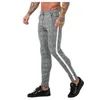 Pantaloni lunghi da uomo sportivi con stampa casual bodybuilding a vita flessibile LS 1217