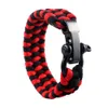 Mode klassisk design män och kvinnor handgjorda färgglada rep länk armband vävda rostfritt stål spänne armband till salu