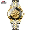 Tevise Luxury Dragon Dial Men Automatic Mechanical Watches Men Steel Band Водопродажи часов мужские подарки Relogio Masculino8230981