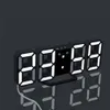 その他の時計アクセサリーモダンデジタルLEDテーブルデスクナイトウォールクロックアラームウォッチ24または12時間ディスプレイ3D時計1