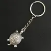 Yaratıcı Kaplumbağa Kaplumbağa Anahtarlıklar Erkekler Için Anahtarlık Anahtarlık Vintage Gümüş Hayvan Kaplumbağa Anahtar Zincirleri Çanta Kolye Yenilik Hediye 842