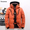 Faroonee Winter Jacket Men Thicken Warm Hoodies Parkas Long Sleeve Hooded High Quality Down Jacket Zipper Outwear Overcoat
