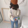 2020 Borse per bambini Borse per bambini più nuove Borse per ragazze di moda Mini bambini Borsa floreale intrecciata a mano Borsa in paglia intrecciata Borse da viaggio casual per monete