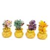 6.7 inch hoge mini kristal geld boom bonsai stijl rijkdom geluk feng shui breng rijkdom geluk home decor verjaardagscadeau decoratieve beeldjes