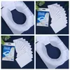 Mode-Einweg-Toiletten-Pad 10pcs / lot tragbare Toilettensitzabdeckungen Reisen Hotel gelöstes Wasser Einweg-Toilettenpapier T2I5835