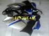 Motorcykel Fairing Body Kit för BMW K1200S 05 06 07 08 K1200S 2005 2006 2007 2008 ABS Blue Silver Fairings Bodywork + Gifts Ba03