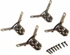 20 pièces Support d'angle charnière à ressort charnière à 90 degrés pour bijoux en laiton Antique cadeau étui à vin boîte de montre matériel de couvercle en bois 2228MM6590932