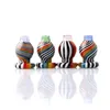 US Color Heady Smoking Carb Cap Fit Insert 19mmOD Wig Wag Style Glass Bubble Caps For Quartz Banger Electric Dab Oil Rig