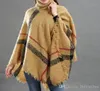 Herbst und Winter Fashion Ladies039 Umhang Halsbandkragen Wärme Lose Fransen Cloak Shawl Fashion Wärme und Hautpflege 9662832