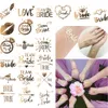 bride temporary tattoos