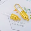 Tube de brillant à lèvres en plastique transparent de 8ml, bouteille rechargeable de colle transparente, récipient de baume à lèvres avec couvercle en couronne