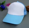 20 Colors Kids Trucker Cap Adult Mesh Caps Adjustable Baseball Cap Snapback Hats Accept Custom Made