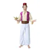 Wysokiej Jakości Mężczyźni Aladdin Kostium Arabski Prince Fancy Dress Story Magik Uniform Halloween Party Odzież męski Anime Cosplay