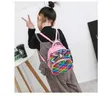 Kids Backpack Korean Kinder 2019 niedliche Bogen Pailletten Leder Rucksäcke Jungen Mädchen Schultaschen Fashion Designer Toilierten Tasche Kosmetikbeutel BD0
