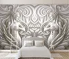 3D壁紙ヨーロッパのエンボスダブルセクシーな美容リビングルームの寝室の台所バックグラウンドの壁の装飾絵画壁紙の壁紙