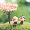 4 teile/los Mini Opa Und Oma Ornament Fee Garten Miniaturen Gnome Terrarien Figuren Für Home Dekoration4192128