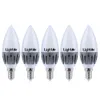 LightMe 5PCS E14 220-240V C37 3W LED-lampa SMD 2835 Spot Globe Lampor Energieffektiv belysning