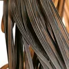 500gコーヒーグラデーション4ライン模造フラット合成籐製の編み編み椅子テーブル