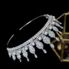Brilnte princesa simple diadème couronne cristal pour accessoires pour le cheveux de mariage de pta bande pour le cheveux sombre9373190