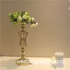 Nouveau style magnifique décoration de scène de mariage stand de fleurs en métal pièce maîtresse de table decor0896