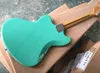 Factory Wholesale Green Electric Guitar with Red Pearled Pickguard,Rosewood fretboard with White Binding,Offering Customized Service