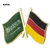 Arabia Saudita Yeman amicizia bandiera spilla bandiera distintivo spille distintivi XY0486