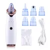 Vacuum cravo sucção Pore Aspirador de Pó Facial Blackhead Acne remoção Tools 3 cores Luz Photon rejuvenescimento da pele navio Cuidados DHL grátis