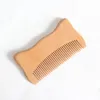 Wooden Hair Wood Comb Straight Beard Mustache Hair Grooming Small Size Portable Hair Styling Tool F3304