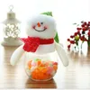 Christmas Candy Jar Plastic Christmas Theme Wedding Candy Storage Box Xmas Party Candy Box Kids Gift Decorations