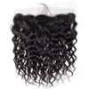 Brésilien Virgin Human Hair tisse Extensions Water Wave Natual 1B Couleur 3 Poules avec dentelle Frontal 134 Haure qualité non transformée5325149