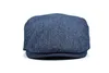 Stand Focus Unisex Donna Uomo Newsboy Ivy Golf Driving Hat Cap Herringbone Fashion Wool Blend Tweed Autunno Inverno