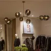 Adelman Modern Loft Glass Balls Pendant Lamp Light Luxury Magic Beam Branch Chandelier Living Room Shop Lighting Fixture